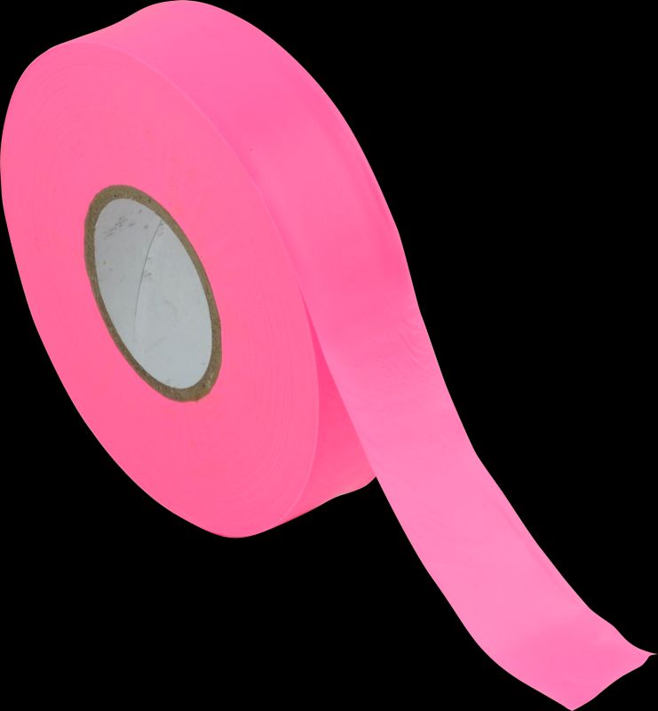 Maxisafe Fluoro Pink flagging tape