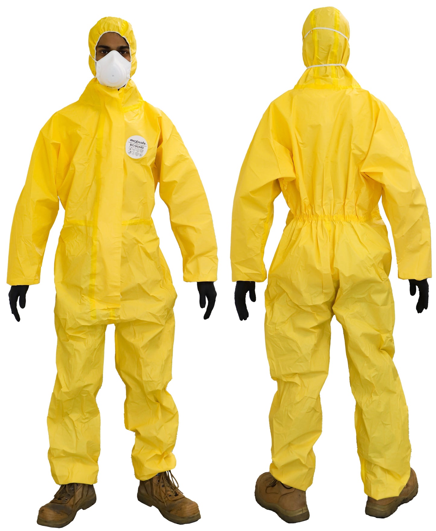 Maxisafe Bioshield Coveralls - Yellow - Type 3/4/5/6