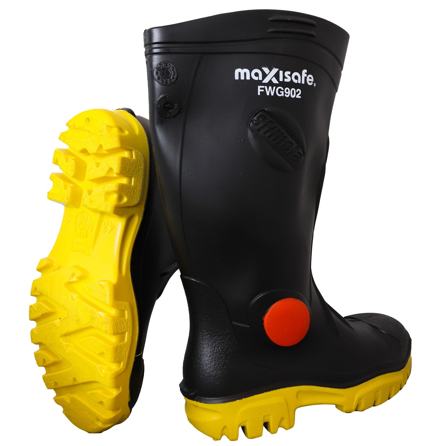 FOREMAN Black with Safety Toecap