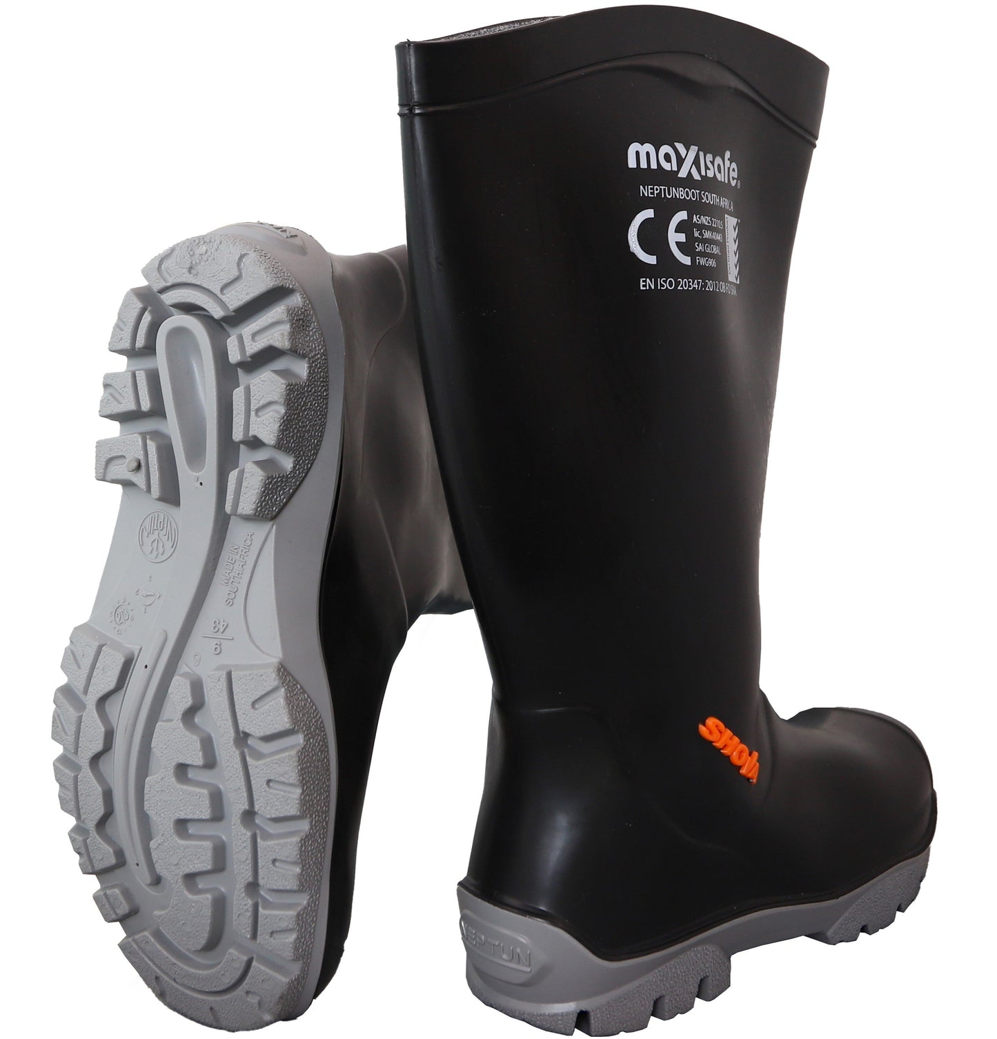 Shova Black Non-safety Gumboot