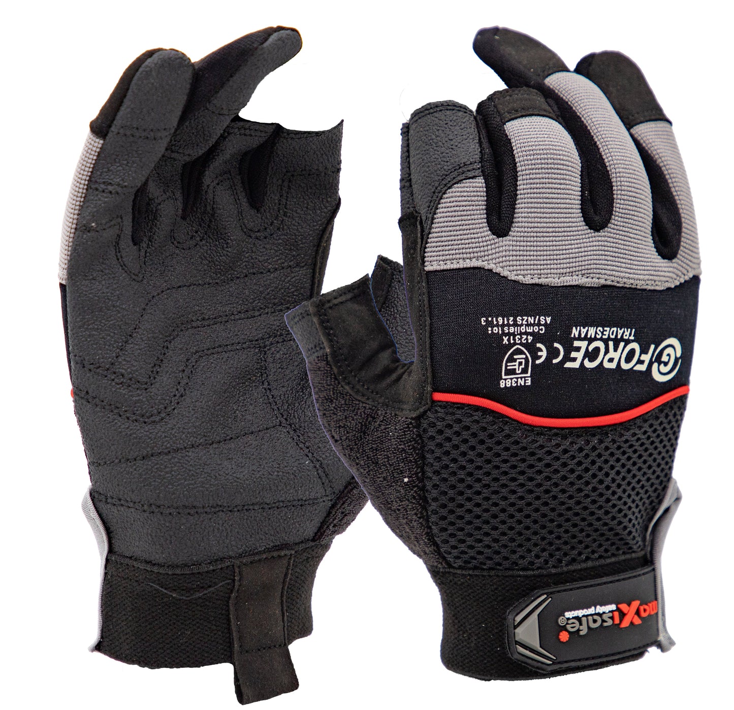 G-Force Tradesman' Mechanics glove, 2 finger