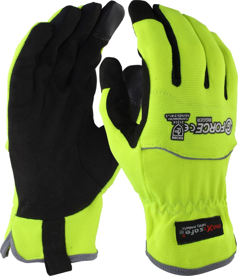 G-Force HiVis Rigger' Synthetic Riggers Glove