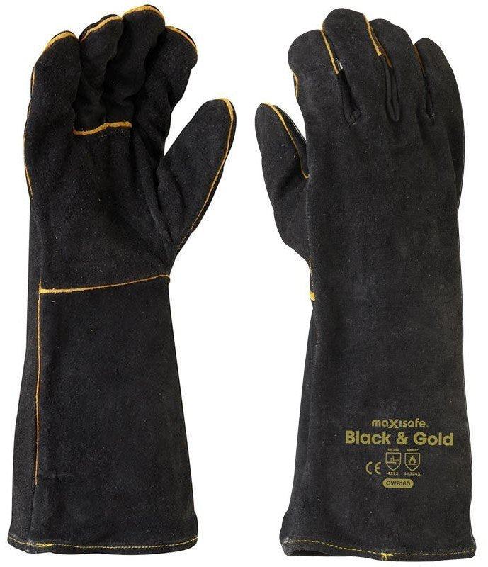 Black & Gold Welders glove