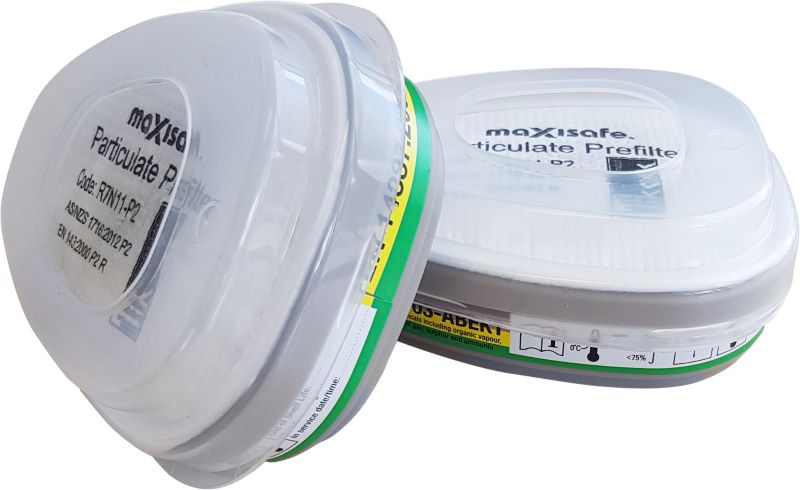 Maxiguard ABEK1 Chemical Cartridge with P2 Prefilter Combination – pack 1 pair