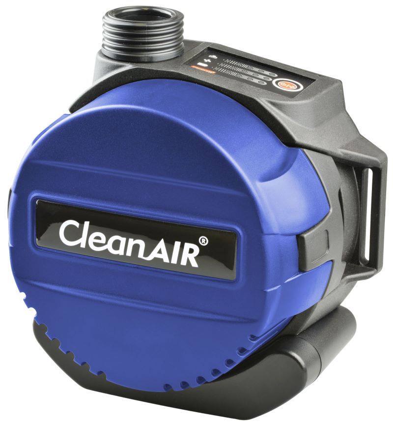 CleanAir Basic with filter, prefilter, battery, charger, belt and flow indicator