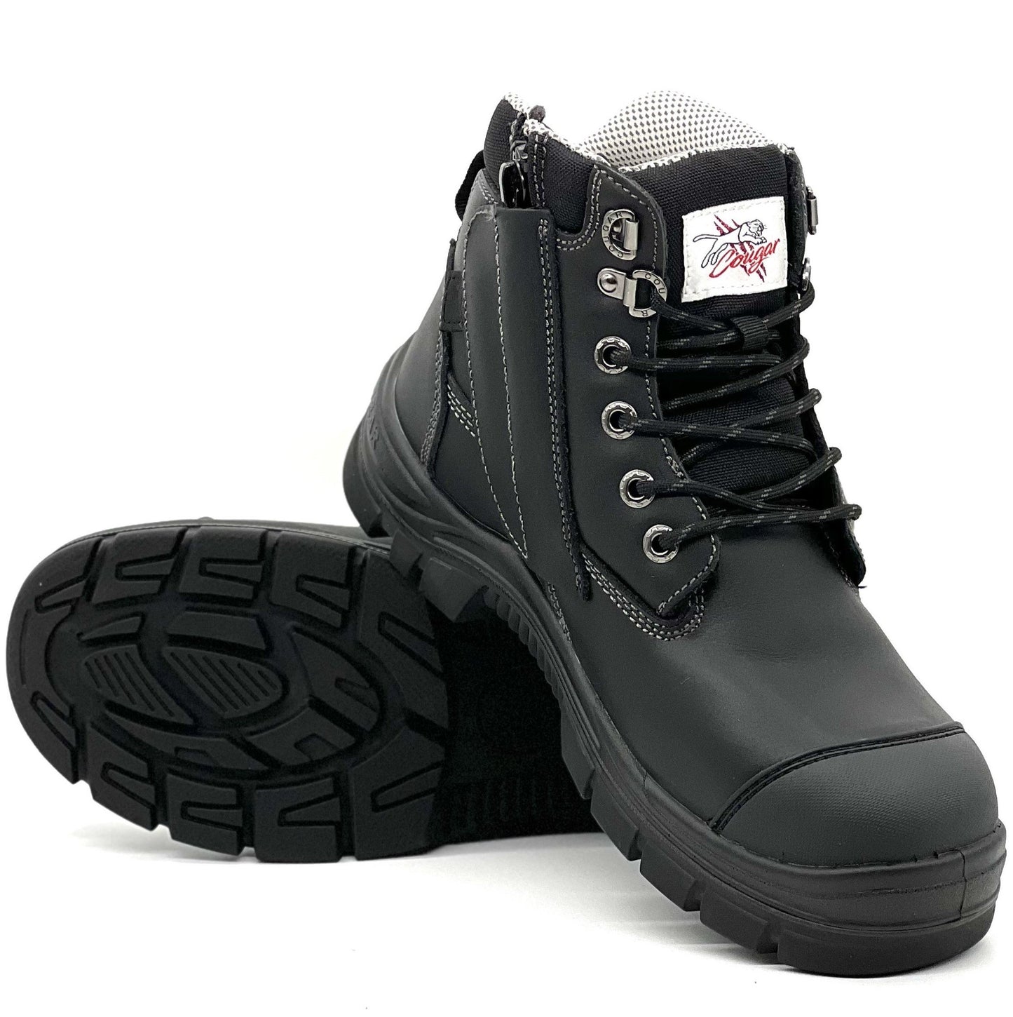 Cougar TORONTO 6" Black Waterproof Upper Side Zip Boot
