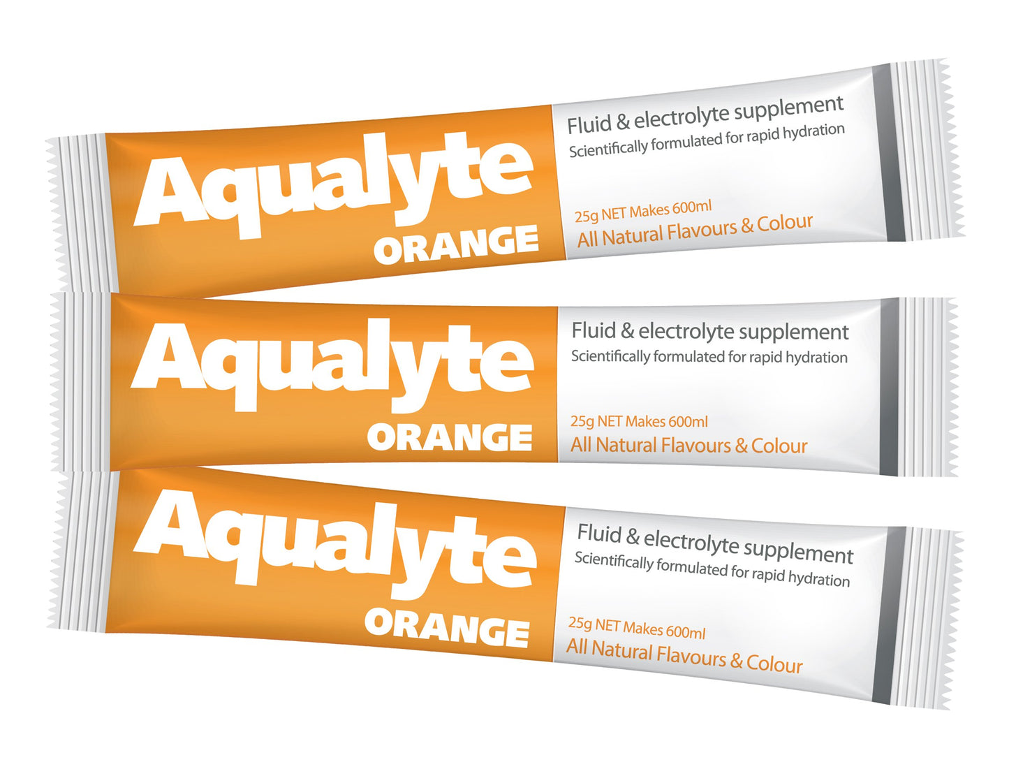 Aqualyte Electrolyte Powder Orange Flavoured Sachets 25g x 50