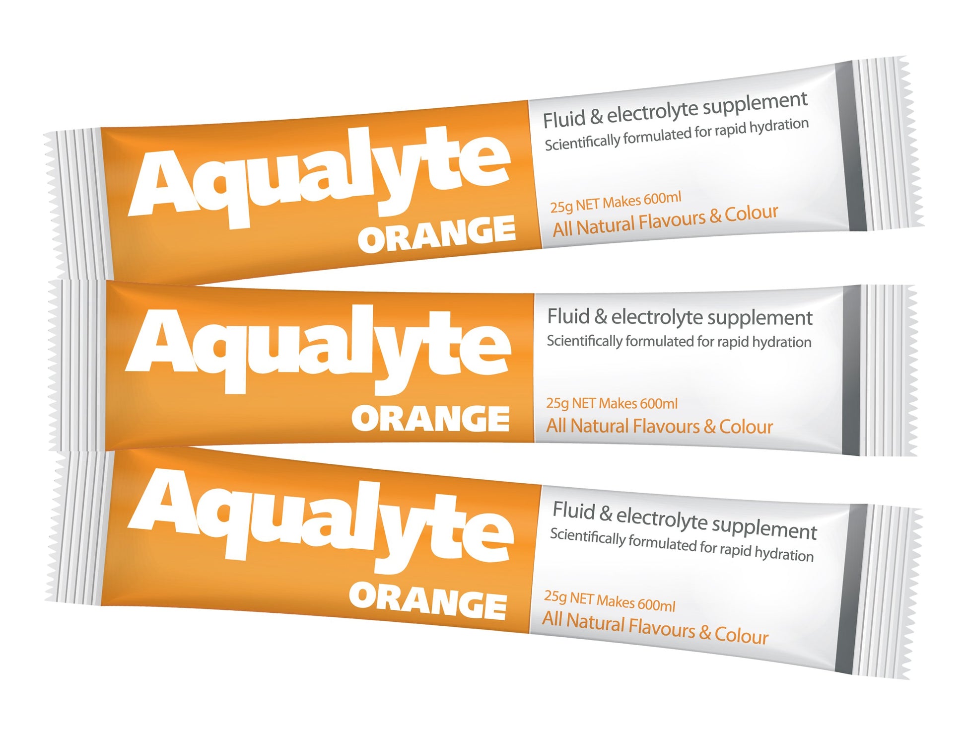 Aqualyte Electrolyte Powder Orange Flavoured Sachets 25g x 50