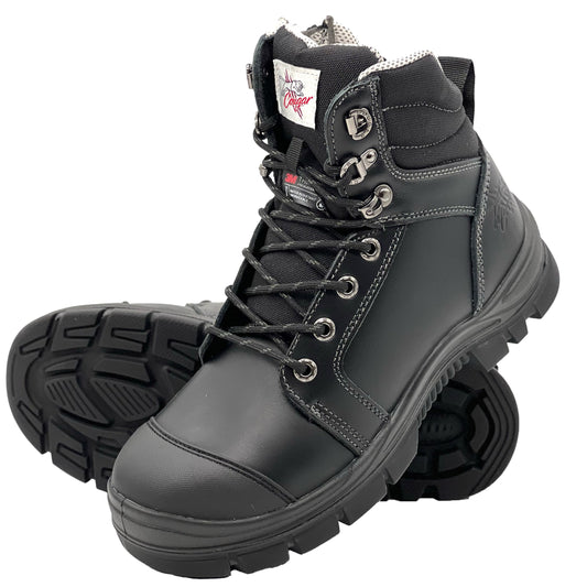 Cougar ALASKA 8" Black Freezer Boot -30 deg & 600g Thinsulate Lining Composite Toe