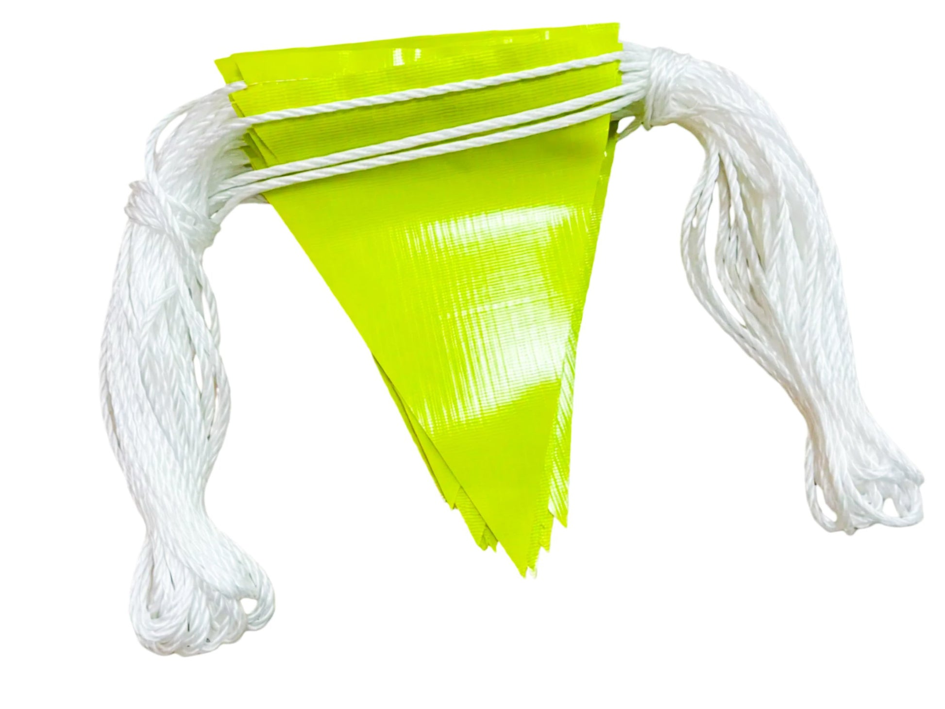 Maxisafe Hi-Vis Yellow Bunting Flag Line