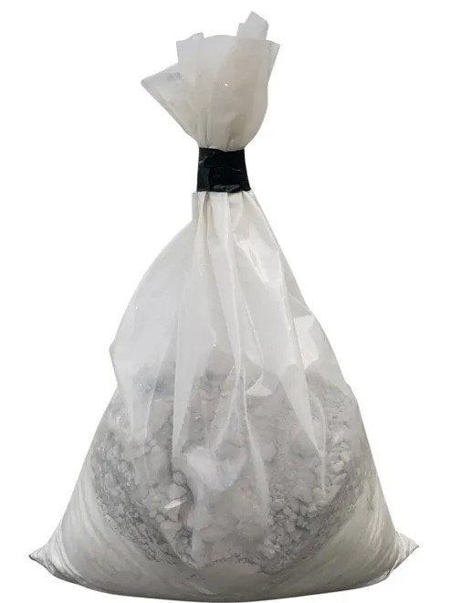 Clear Hazardous Dust Bags Large (1000mm x 1500mm, 200um) - box of 25 bags