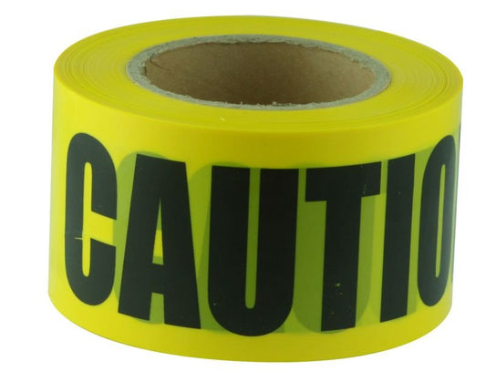Maxisafe CAUTION black on yellow tape