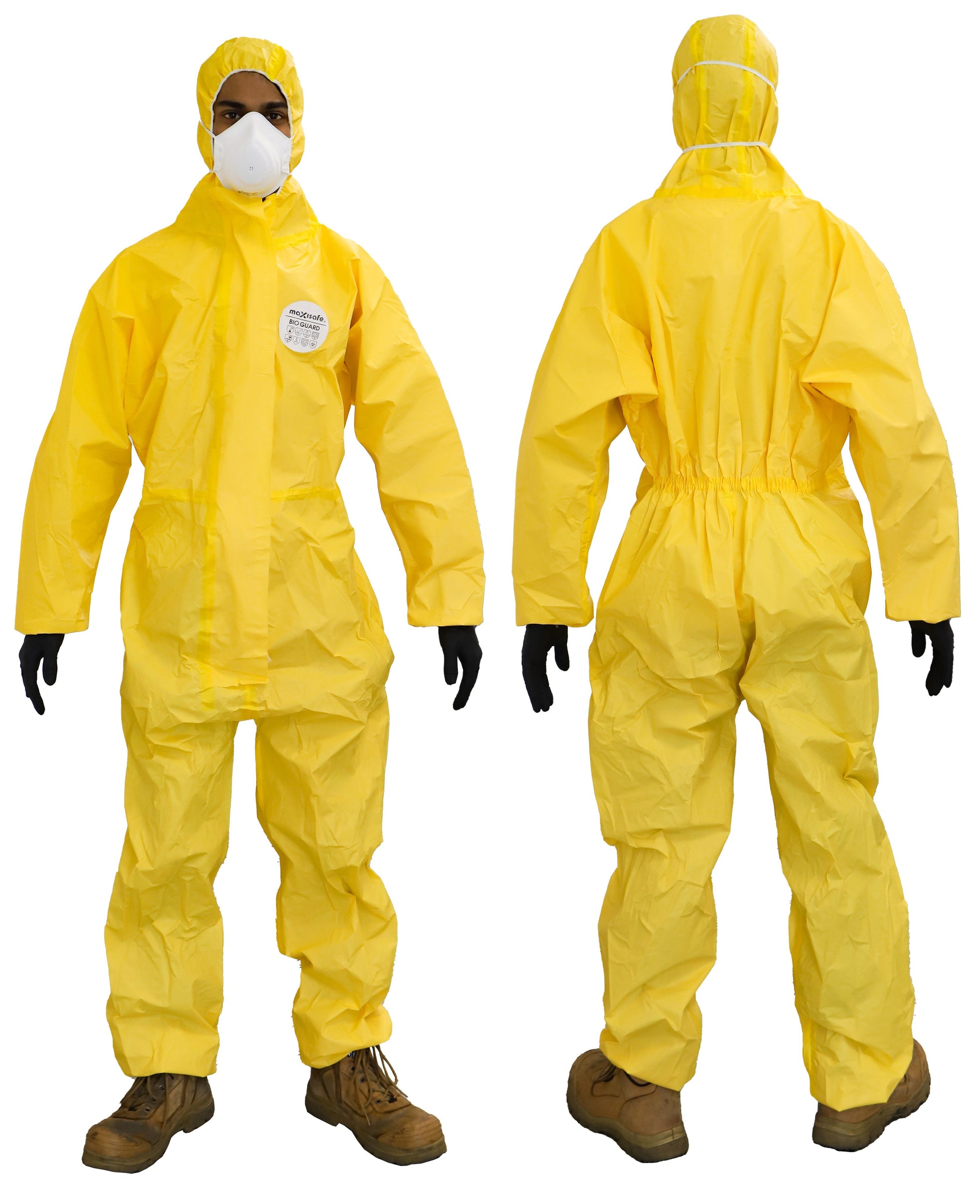 Maxisafe Bioshield Coveralls - Yellow - Type 3/4/5/6