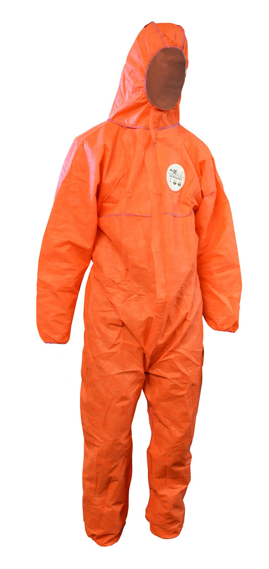 Chemguard SMS Disposable Coveralls - Orange - Type 5/6