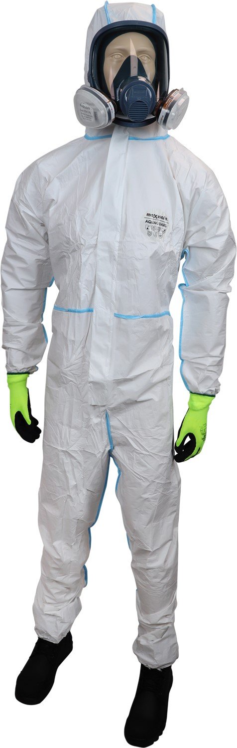 Aquaguard Sealed Seam Coverall - White - Type 4/5/6