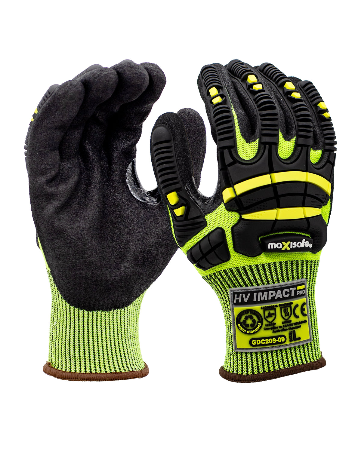 G-Force Cut D High-Vis TPR RPET Glove