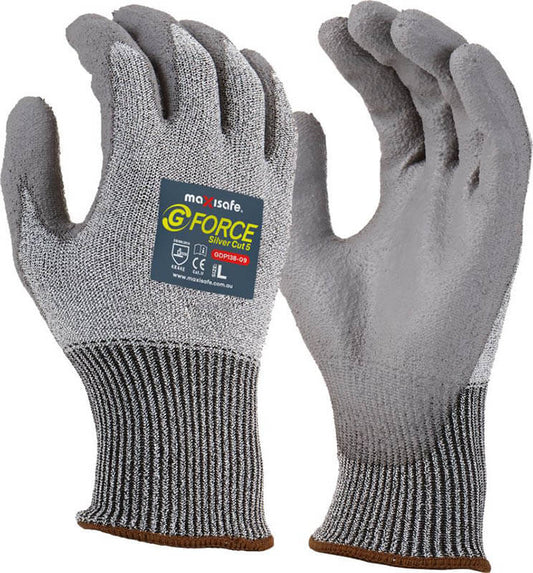 G-Force Silver Cut E Glove - Retail Carded