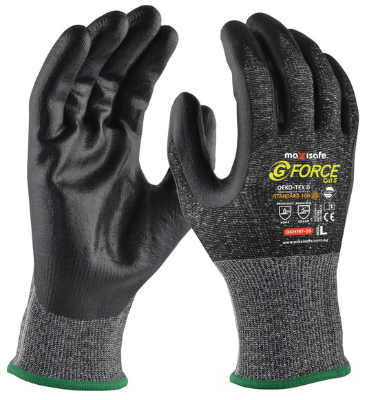 G-Force Cut D Nitrile coated gloves