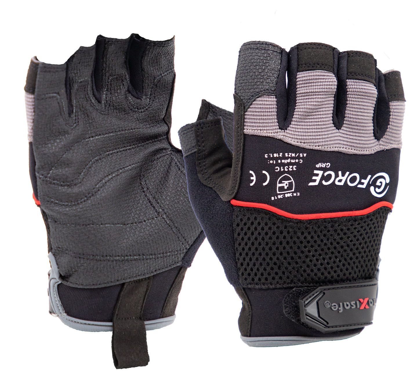 G-Force Grip' Mechanics glove, fingerless