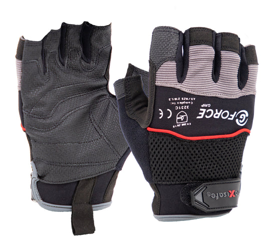 G-Force Grip' Mechanics glove, fingerless