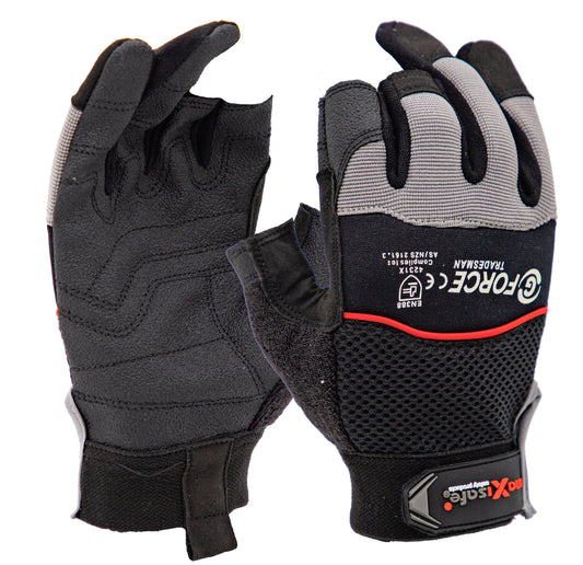 G-Force Tradesman' Mechanics glove, 2 finger