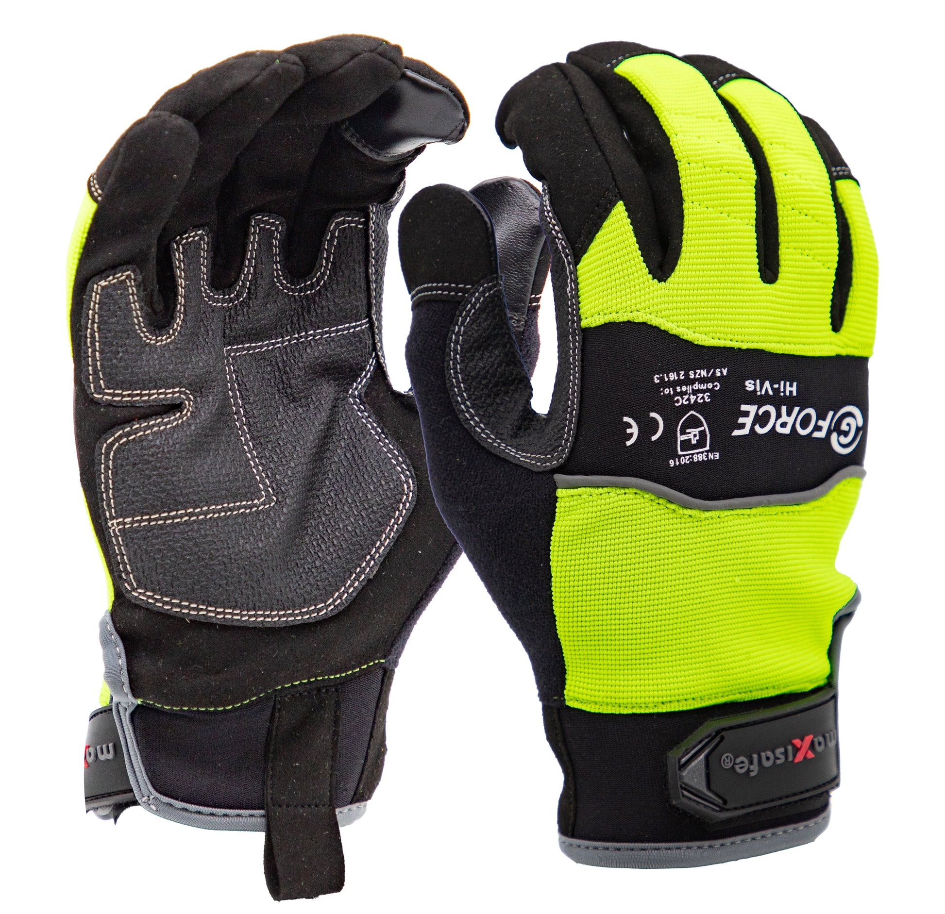 G-Force HiVis' Mechanics Glove, full finger