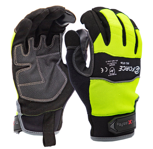 G-Force HiVis' Mechanics Glove, full finger