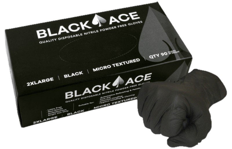 Black Ace Disposable Nitrile, Unpowdered