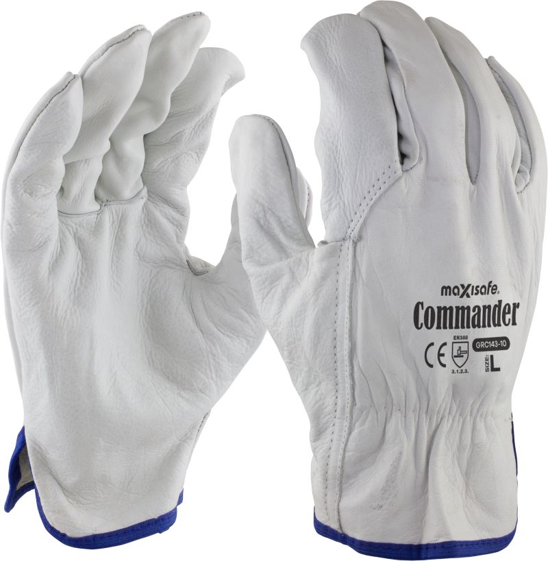 Maxisafe ULTRA Premium Cowgrain Beige Rigger glove