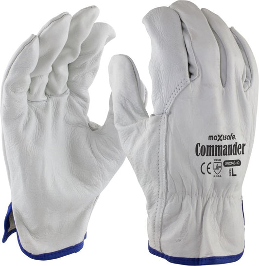 Maxisafe ULTRA Premium Cowgrain Beige Rigger glove