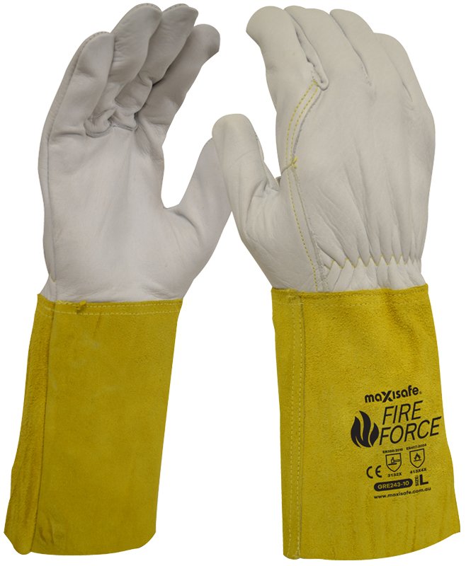 FireForce Extended Cuff Rigger - Premium Cow Leather