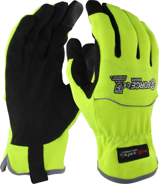 G-Force HiVis Rigger' Synthetic Riggers Glove