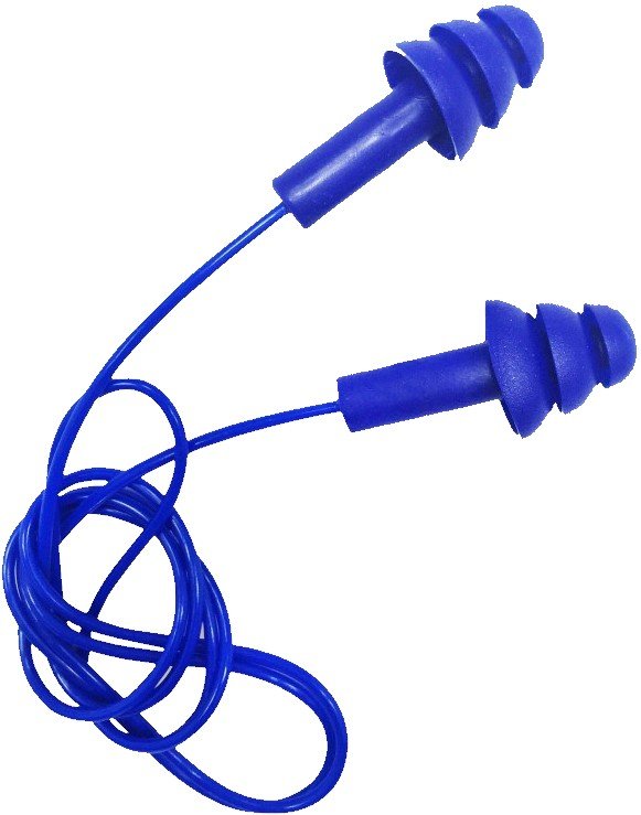 MaxiPlug Reusable Detectable Corded Earplugs