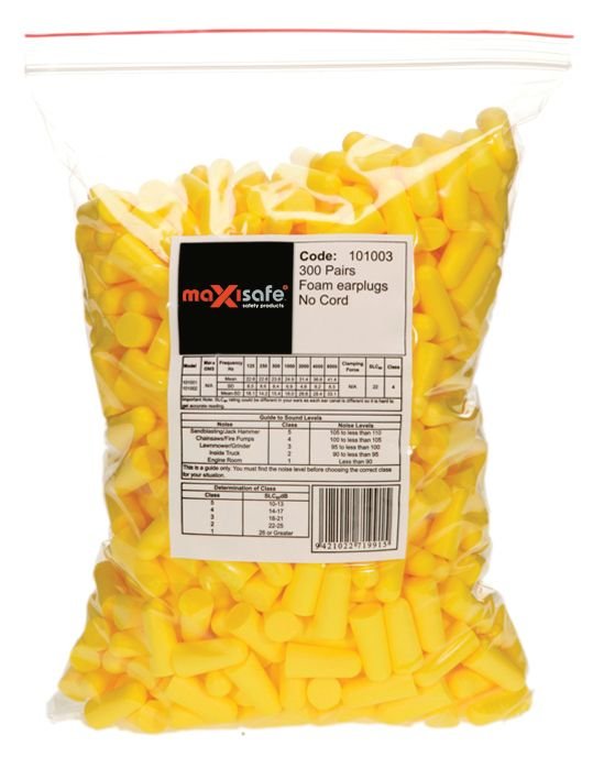 MaxiPlug Uncorded Earplugs - Refill Bag 300