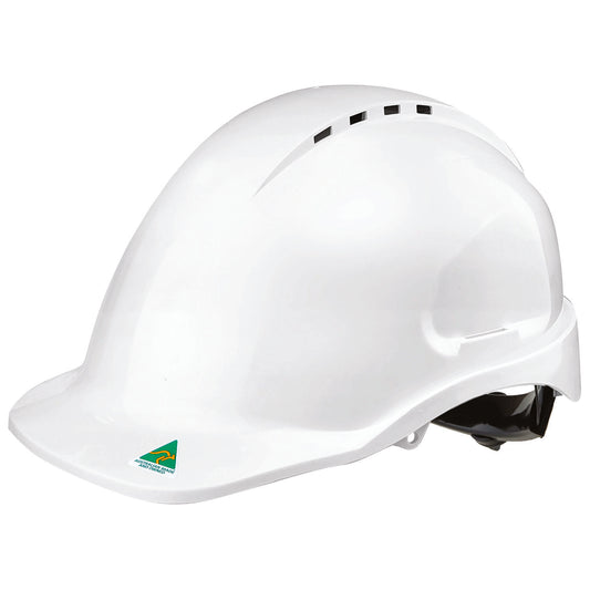 Maxisafe Vented Hard Hat - Ratchet Harness