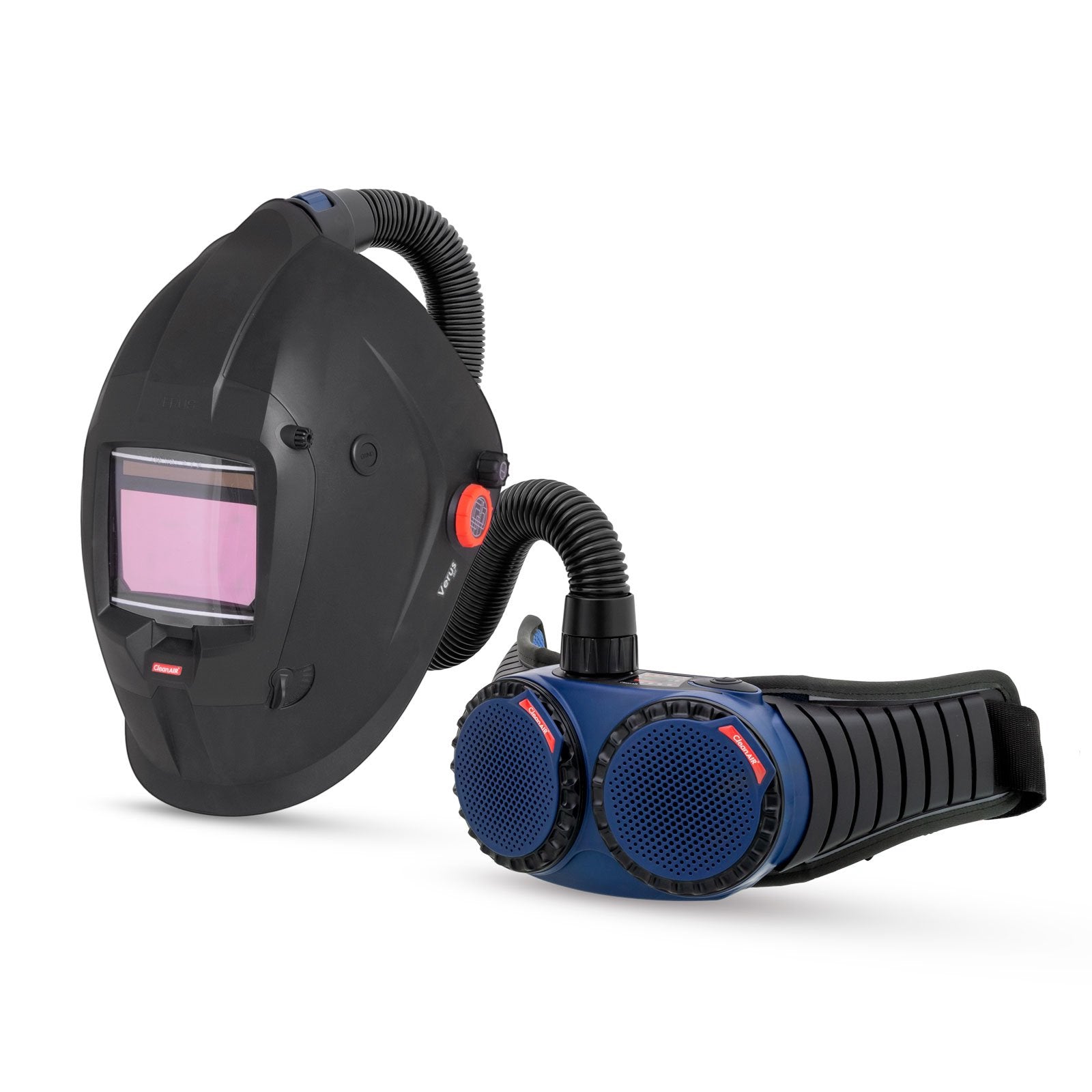 Ready 2 Weld Kit - CleanAIR AerGO & Verus Welding Helmet in premium duffel bag