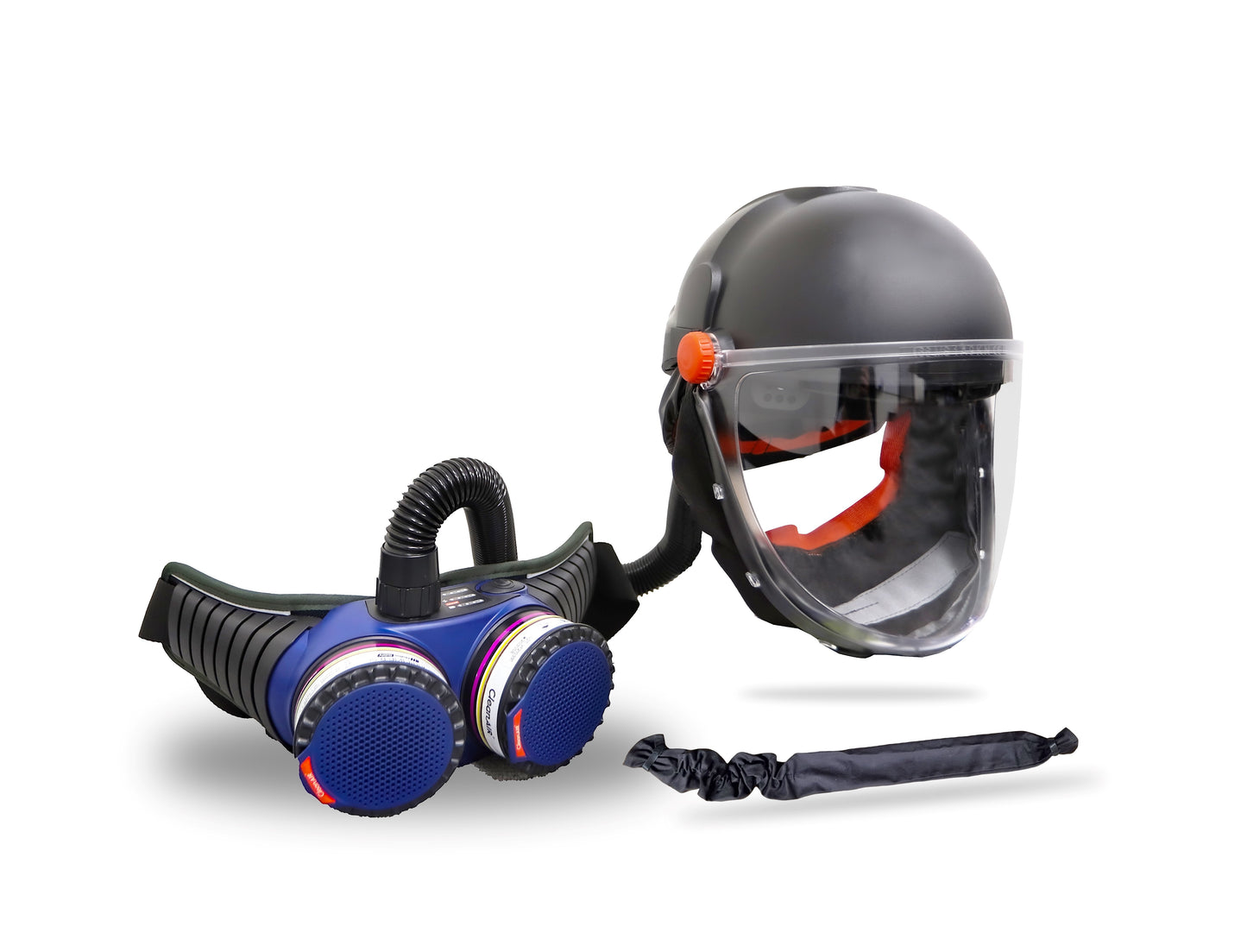 CleanAIR Smelter Kit – CA-40G Hard Hat with AerGO PAPR and ABE1 P3 filters