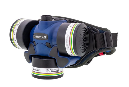 CleanAIR Chemical 3F - comfort belt, flow indicator, charger