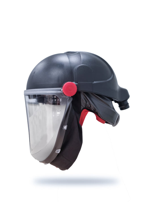 CA-40G Helmet with Clear Flip-up Cylindrical Visor