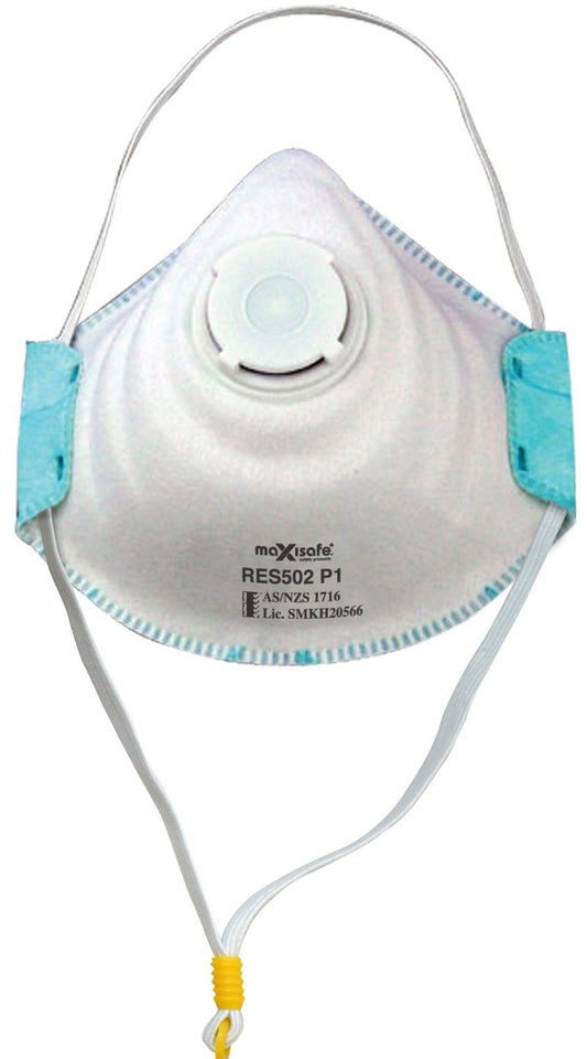 Maxisafe P1 respirator with Valve, card of 3