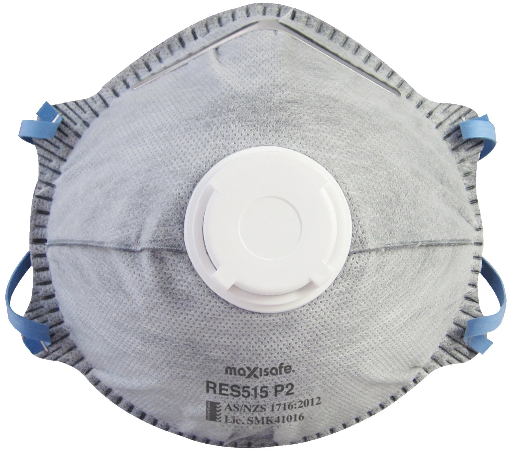 Maxisafe P2 Conical Respirator with Carbon and Valve, Box 10
