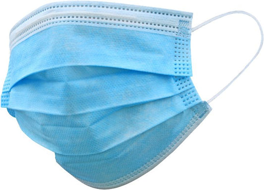 Disposable Face Mask, Type 1 with Earloops, Box 50