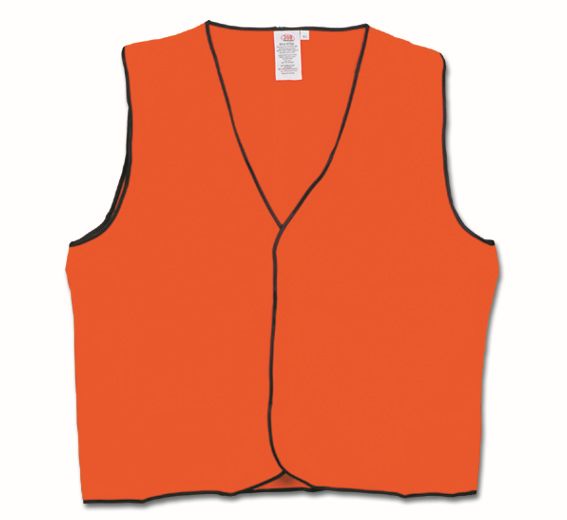 Maxisafe Hi-vis orange safety vest - day use (Class D)